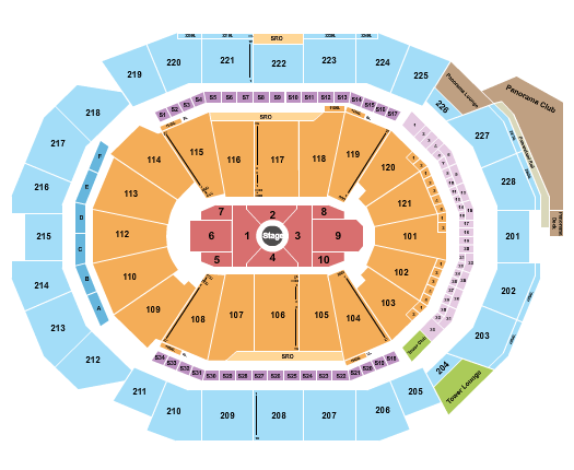 Fiserv Forum Nate Bargatze Seating Chart